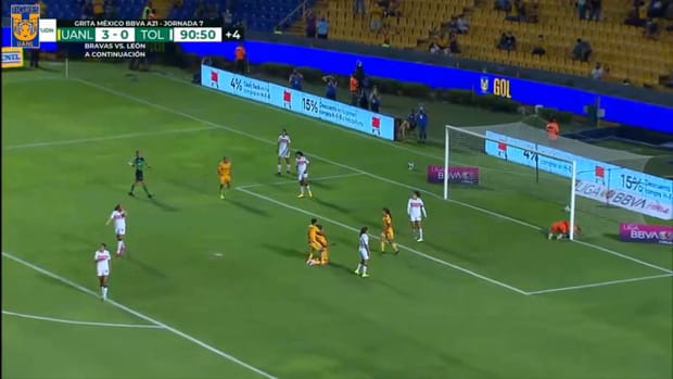Fernanda Elizondo’s great header goal vs Toluca
